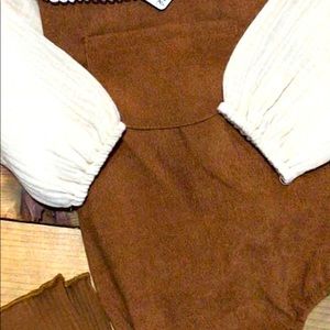 Infants shortall with leg warmers new with tags for girl